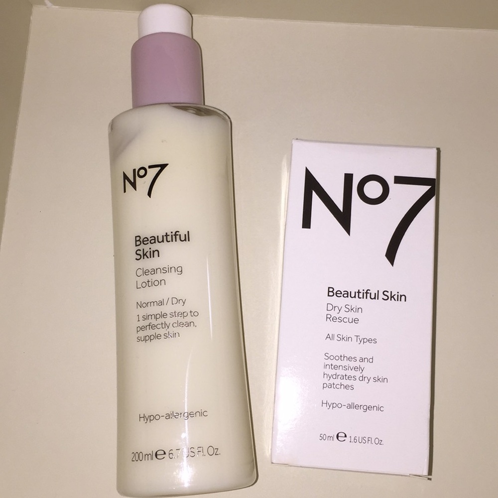 No7 face cream and cleansing lotion